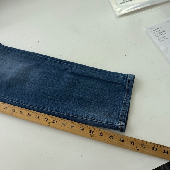 Torrid Premium Denim Dark Wash Distressed Slim Leg Jeans Womens 18r 36 x 30 Mid - Picture 9 of 11